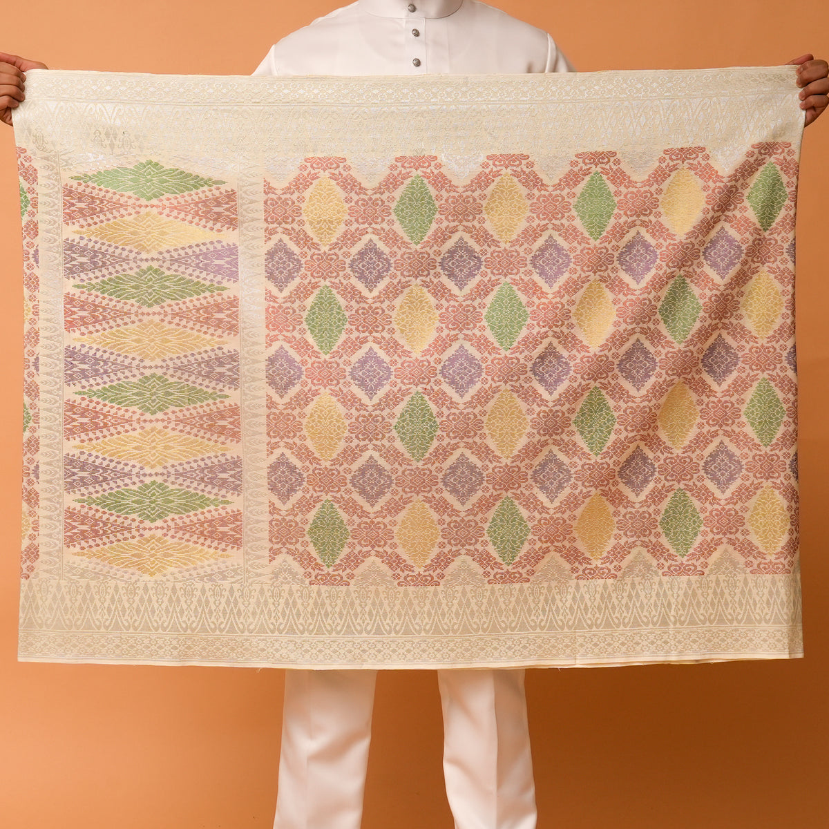 CREAM SILVER - Mix | Premium Handmade (2.5 Meter)