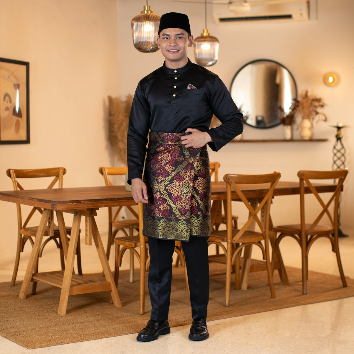 SAMPIN ASLI INSTANT - Black Gold - RED (TM75) - Majestic