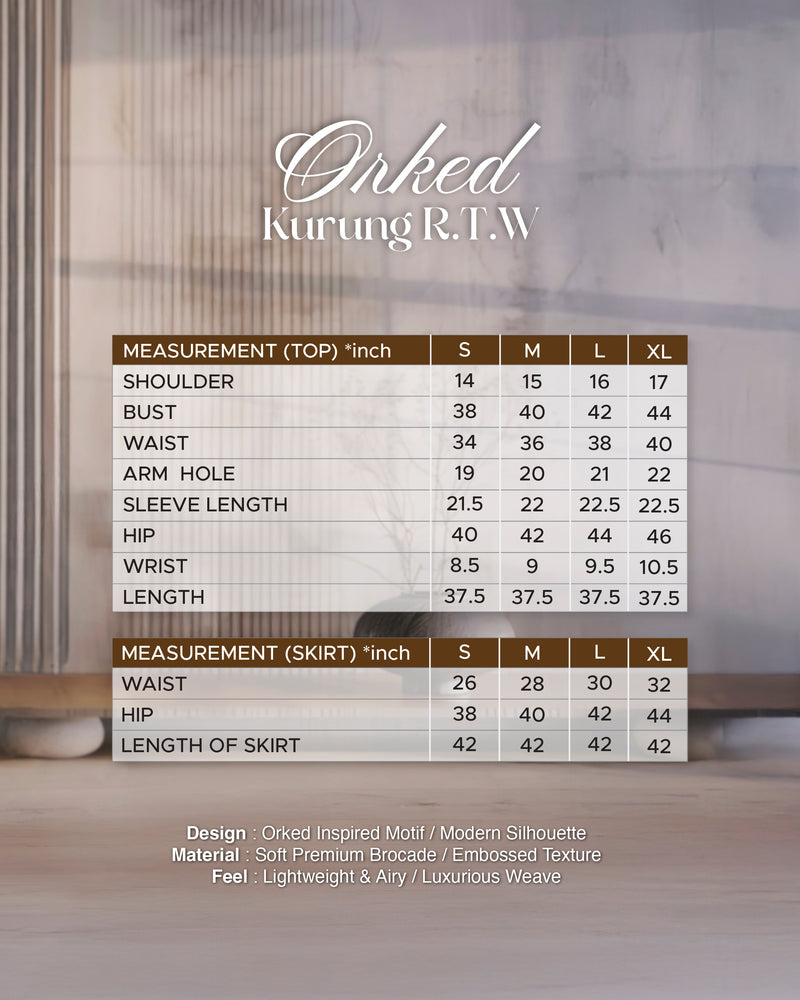 KURUNG ORKED (Moden) - Soft Purple | Soft Premium Brocade