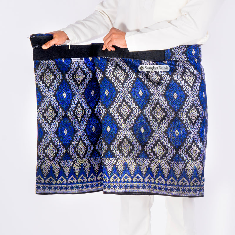 SAMPIN ASLI INSTANT - Black Silver - Blue (TM122) - Majestic
