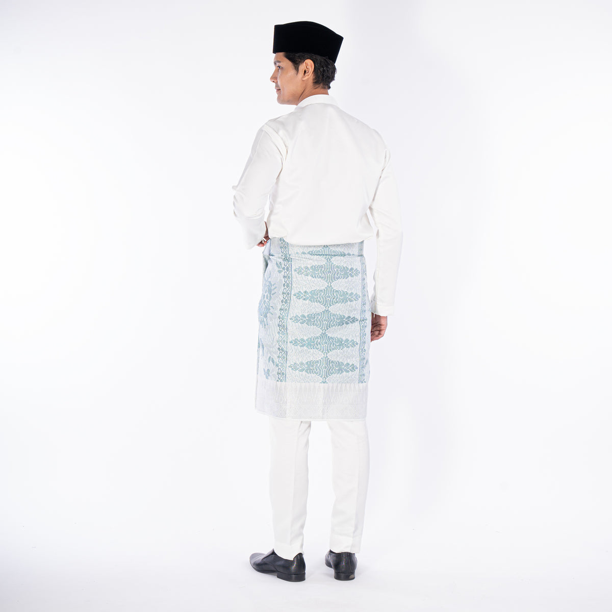 SAMPIN ASLI INSTANT | White Silver/Turquoise (TM117) - Majestic