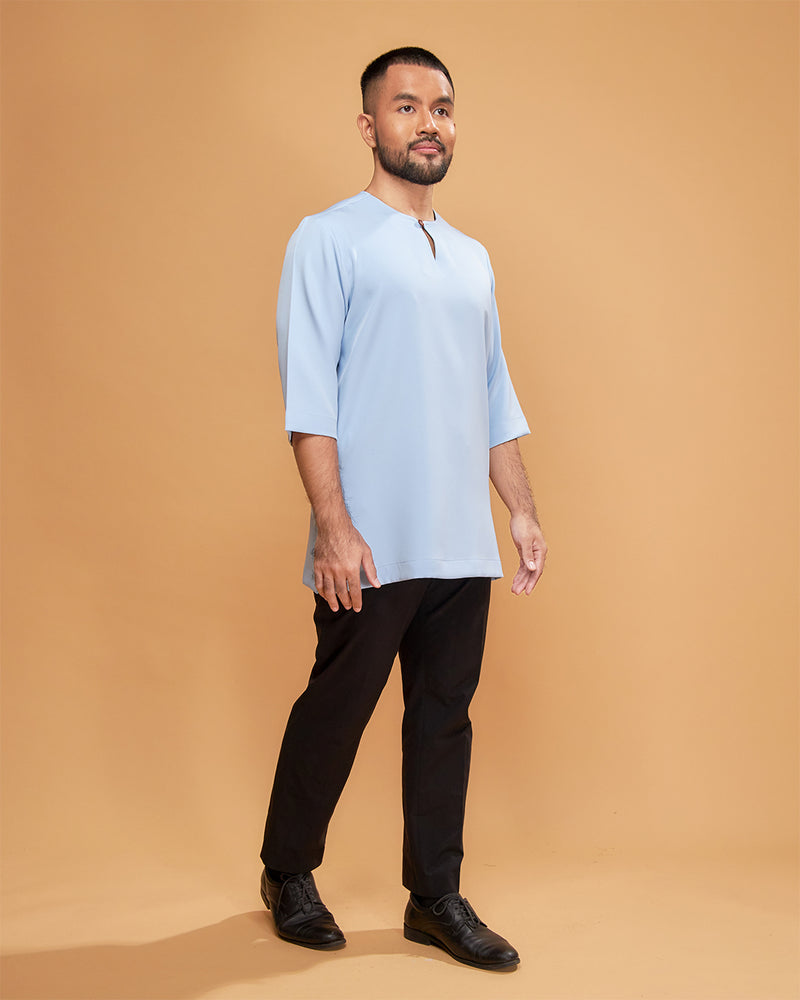 KURTA ARJUNA (Plain) - BABY BLUE