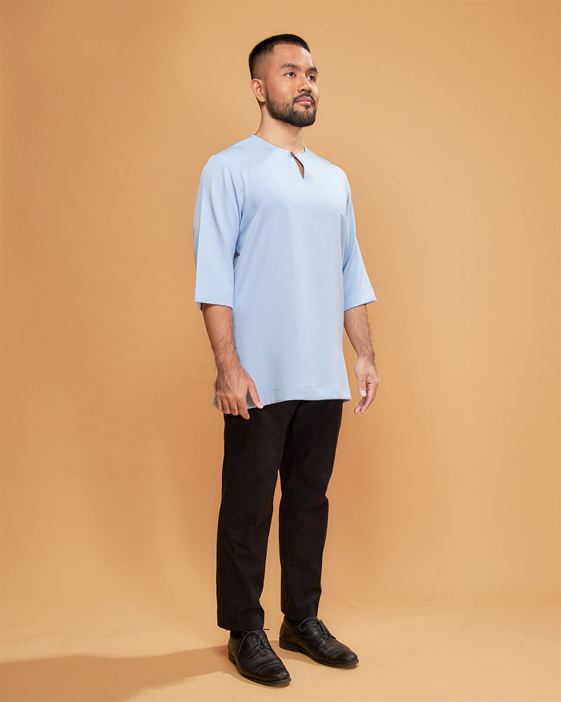 KURTA ARJUNA (Plain) - BABY BLUE