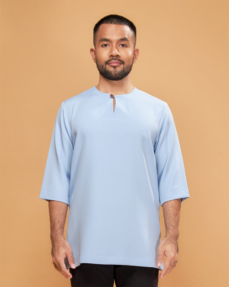 KURTA ARJUNA (Plain) - BABY BLUE