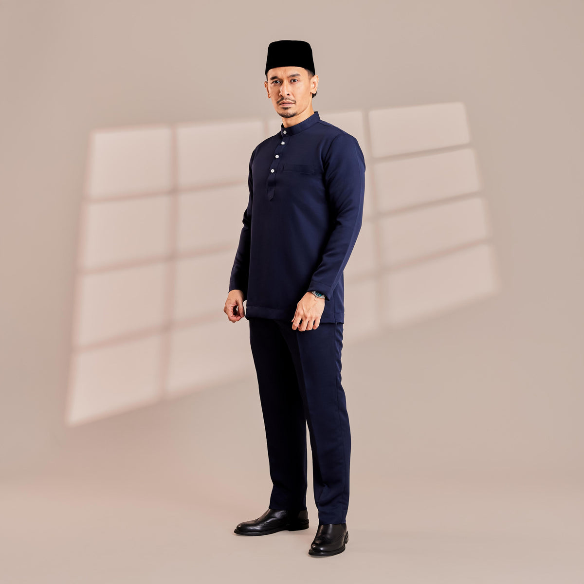 Clearance | BAJU MELAYU SIGNATURE - NAVY BLUE