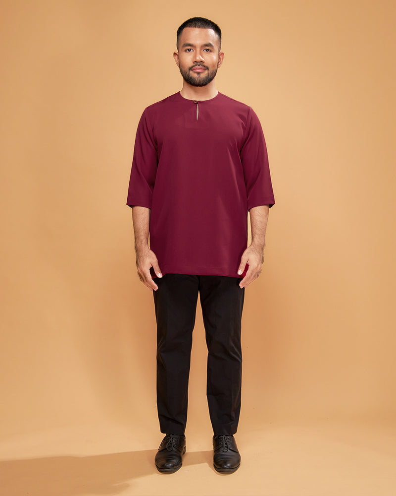 KURTA ARJUNA (Plain) - MAROON