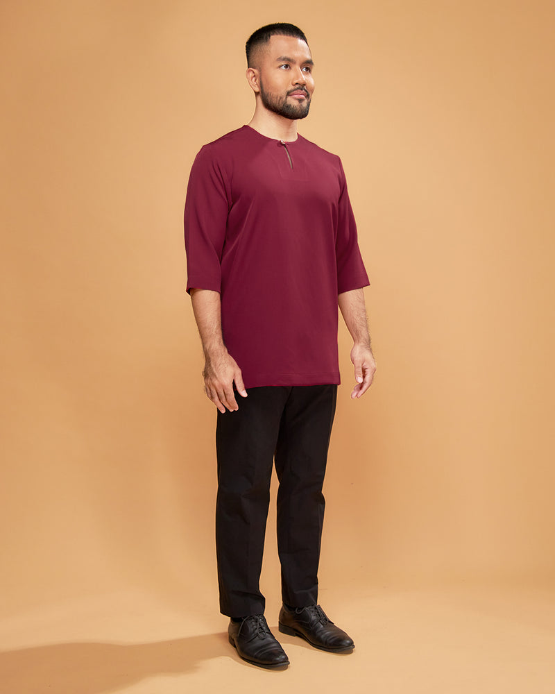 KURTA ARJUNA (Plain) - MAROON