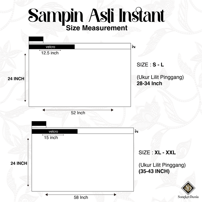 SIGNATURE INSTANT | Black Gold - Gold Jalur  (TS331)