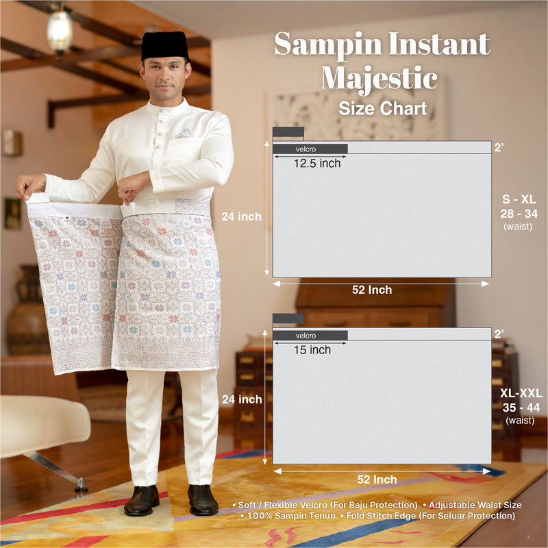 INSTANT MAJESTIC | White Silver-Blue Pink (TM370)