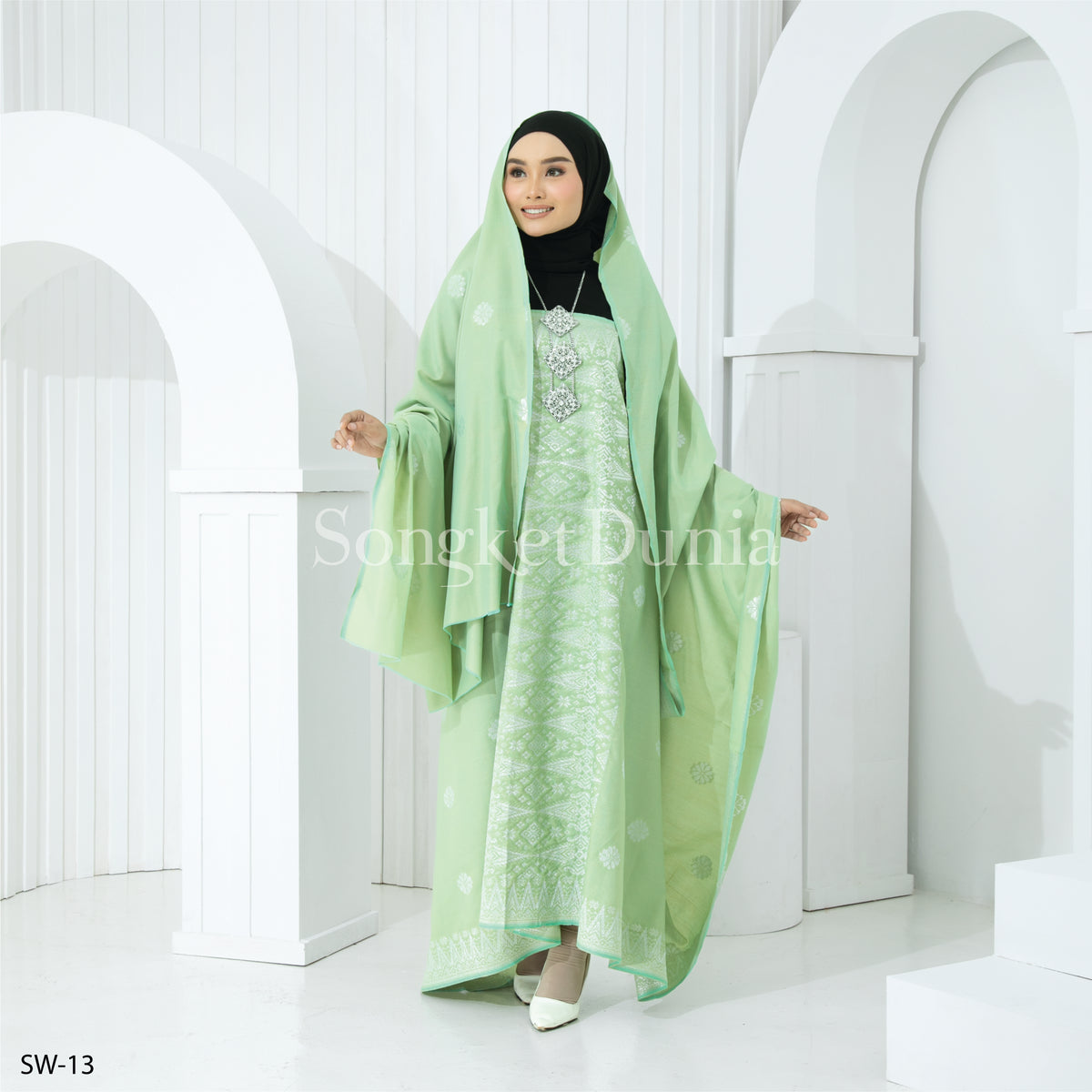 MINT GREEN - SILVER (SW-13) | MELATI