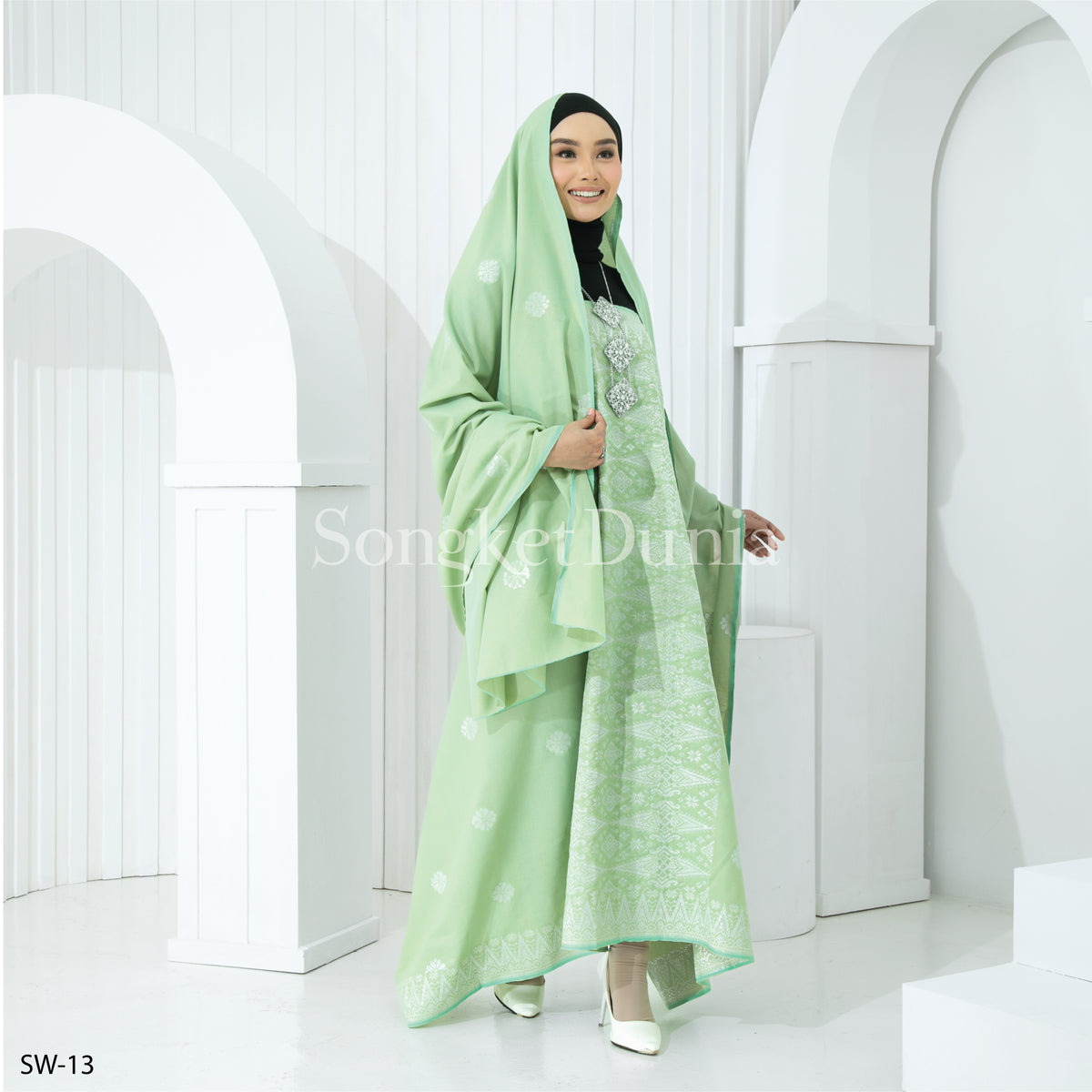 MINT GREEN - SILVER (SW-13) | MELATI