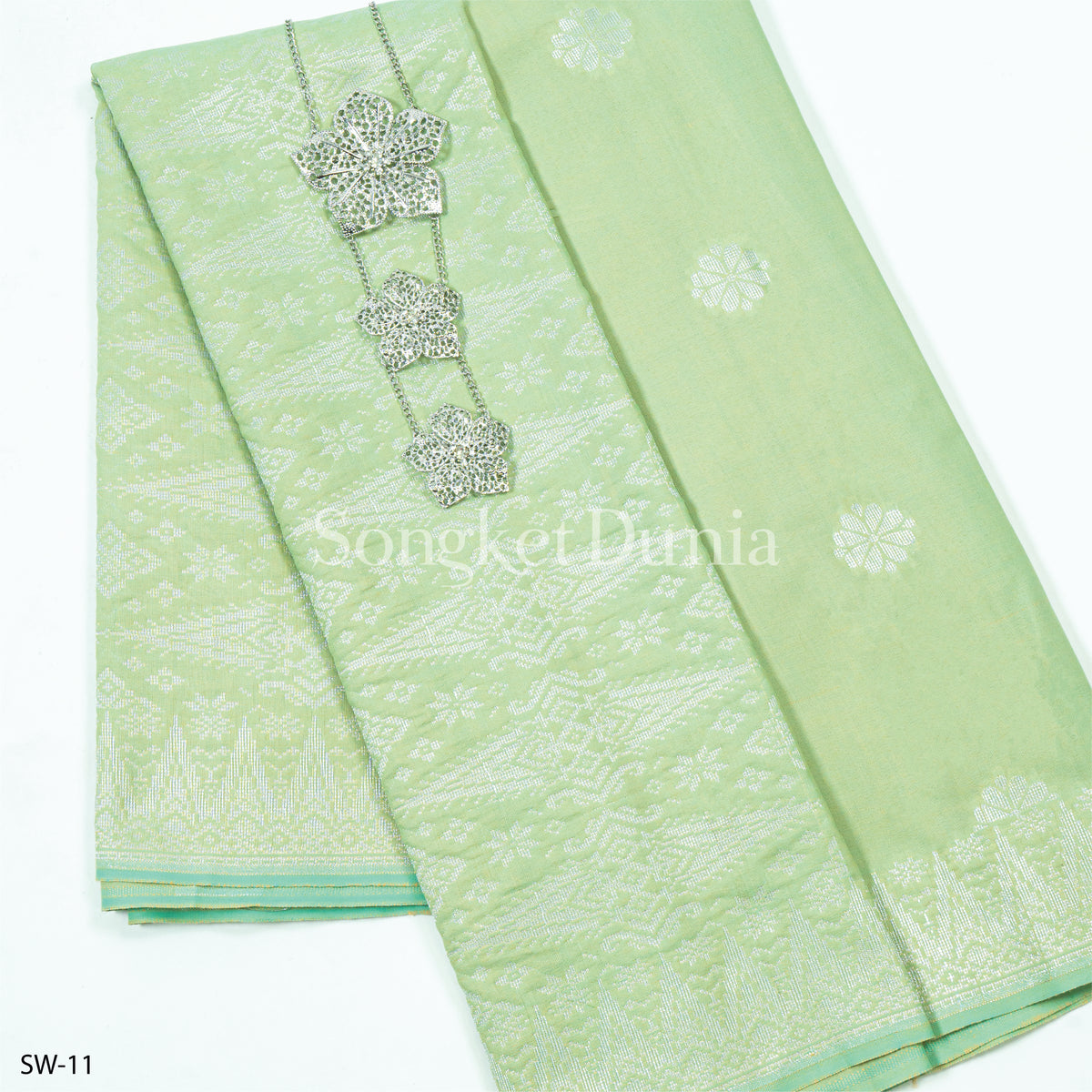 MINT GREEN - SILVER (SW-13) | MELATI