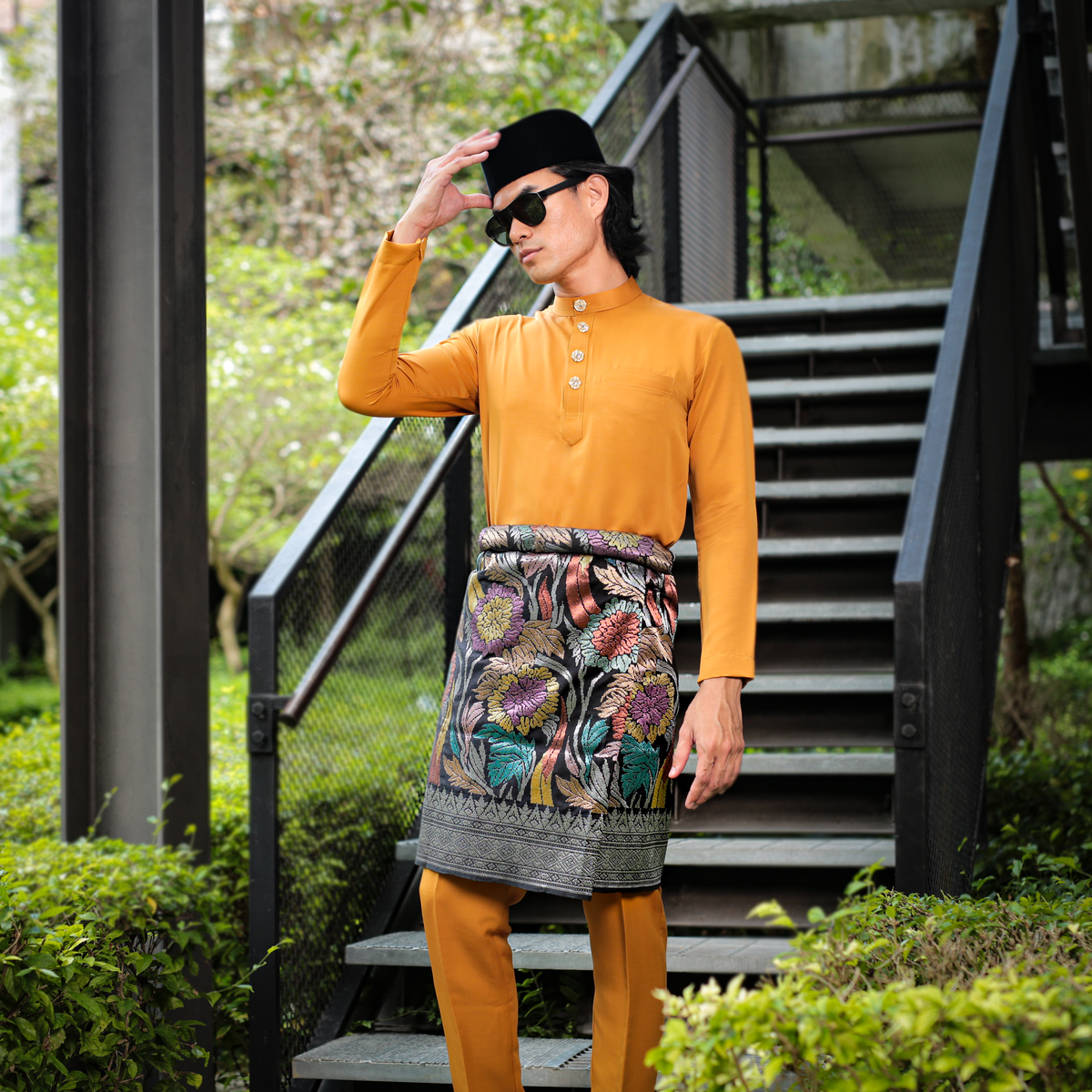 Clearance | BAJU MELAYU SIGNATURE - MUSTARD