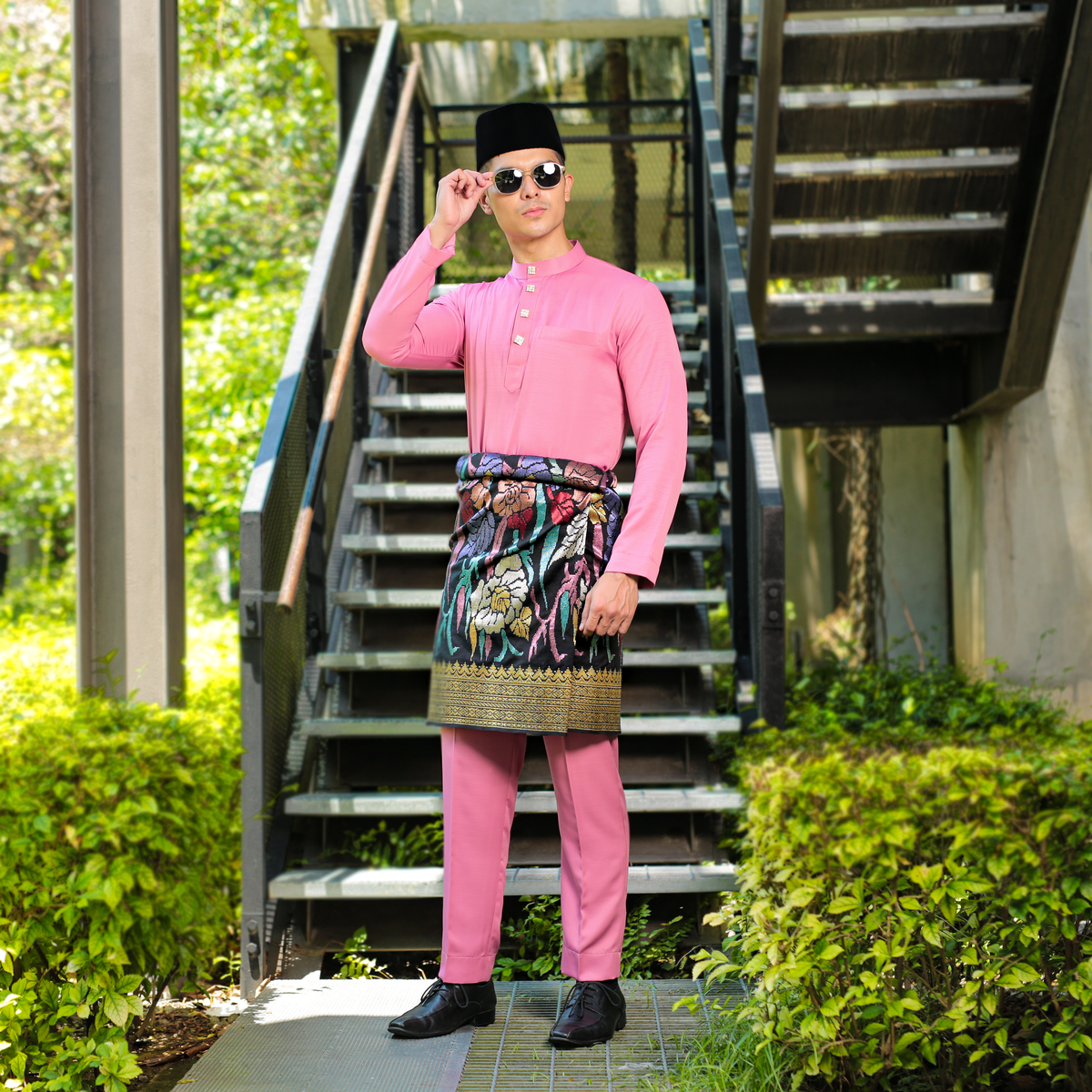 Clearance | BAJU MELAYU SIGNATURE - DUSTY PINK