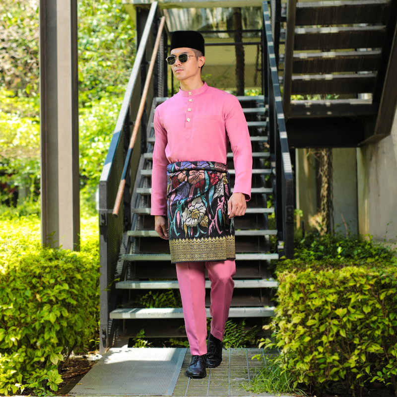 Clearance | BAJU MELAYU SIGNATURE - DUSTY PINK