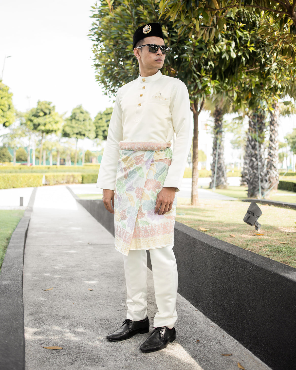 BAJU MELAYU PREMIUM DUCHESS (CREAM)