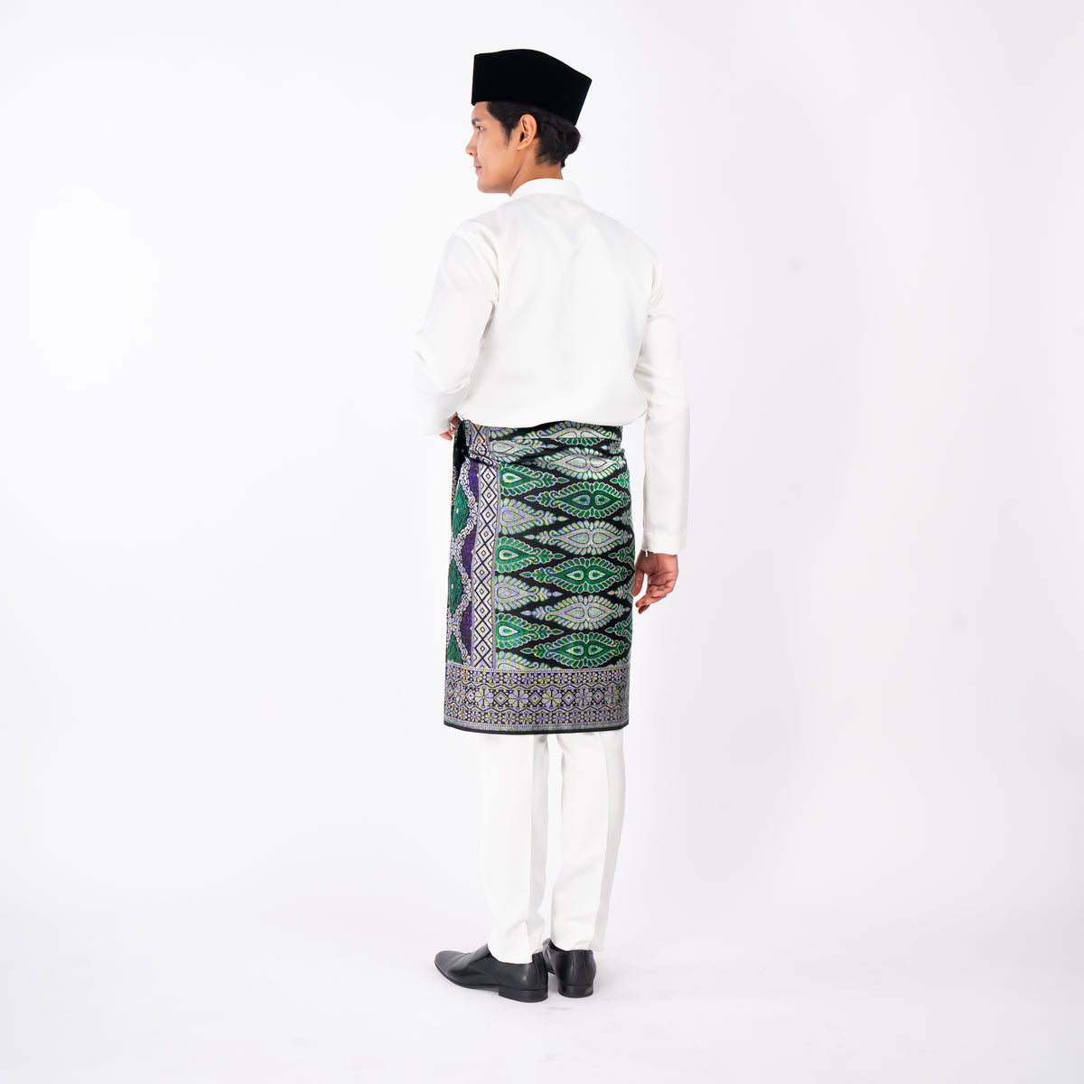 SAMPIN ASLI INSTANT - Black Silver - Green/Purple (TM29) - Majestic