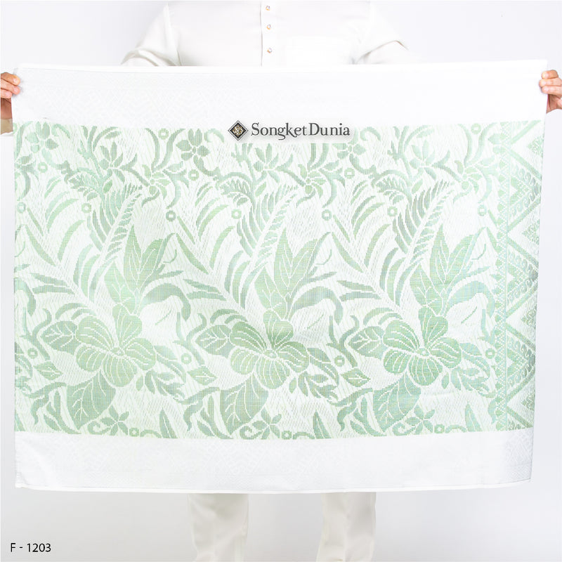 WHITE SILVER - Mint Green (F1203) | Majestic