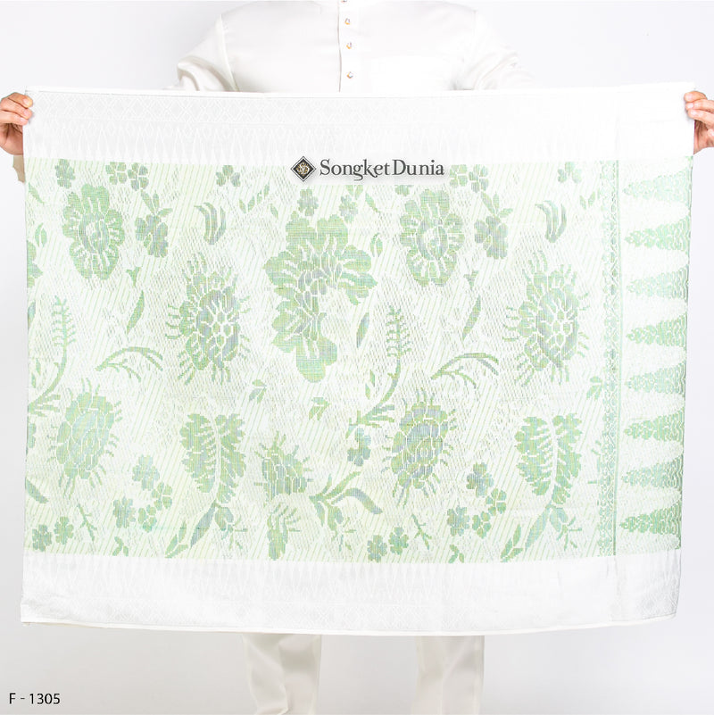 WHITE SILVER - Mint Green (F1305) | Majestic